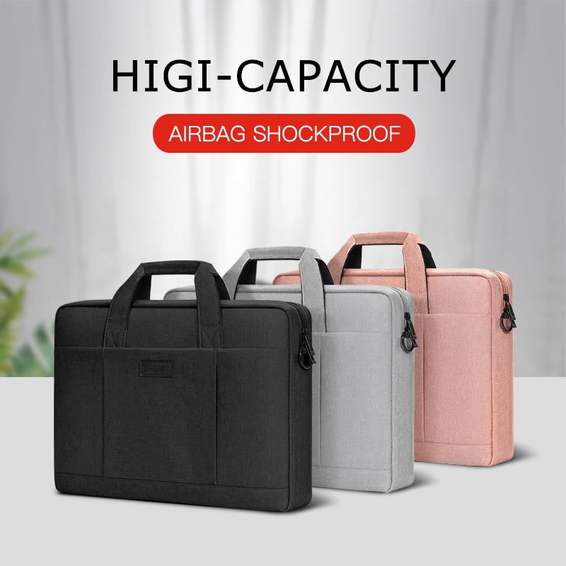 Shockproof Laptop Bag 12 13 14 15.6 17.3inch Lady Man Sleeve Case for Huawei  XiaoMi MacBook Air Pro 13.3 M1 Handbag Briefcase comprar a buen precio —  entrega gratuita, reseñas reales con fotos — Joom