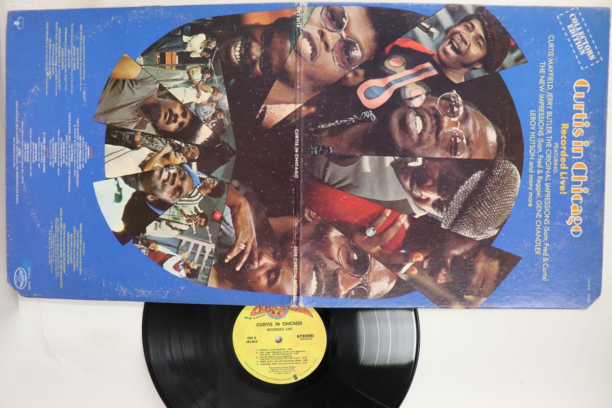 Виниловая пластинка CURTIS MAYFIELD Curtis In Chicago Запись вживую CRS8018 CUR TOM 1973 США Соул/Фанк Б/у