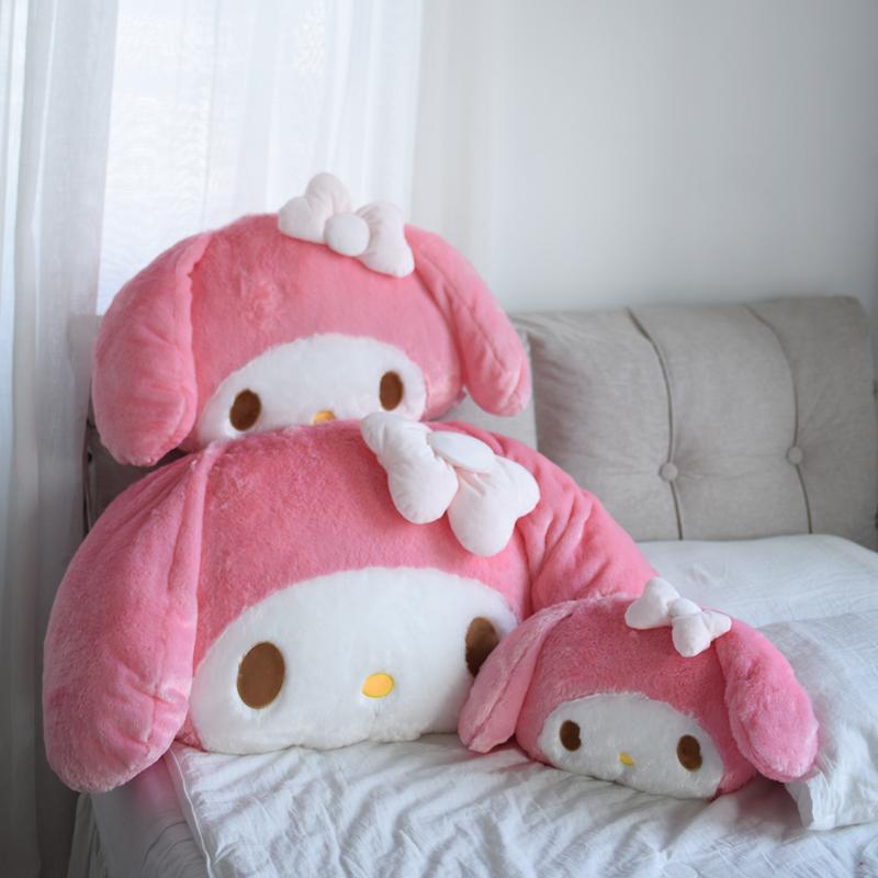 Gentle My Melody Plush Toy Large Dimension Hug Pillow Cozy Back Cushion Lovely Japanese Style Plushies Sofa Decorative Pillow