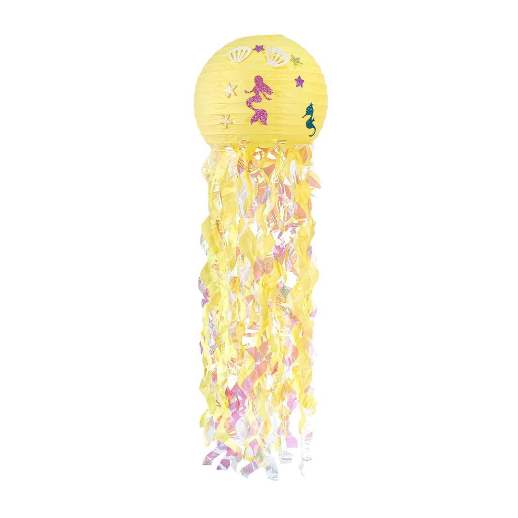 Colourful Paper Lanterns Mermaid Bright and Beautiful Under The Sea Piece Mermaid Party Lamp for Indoor