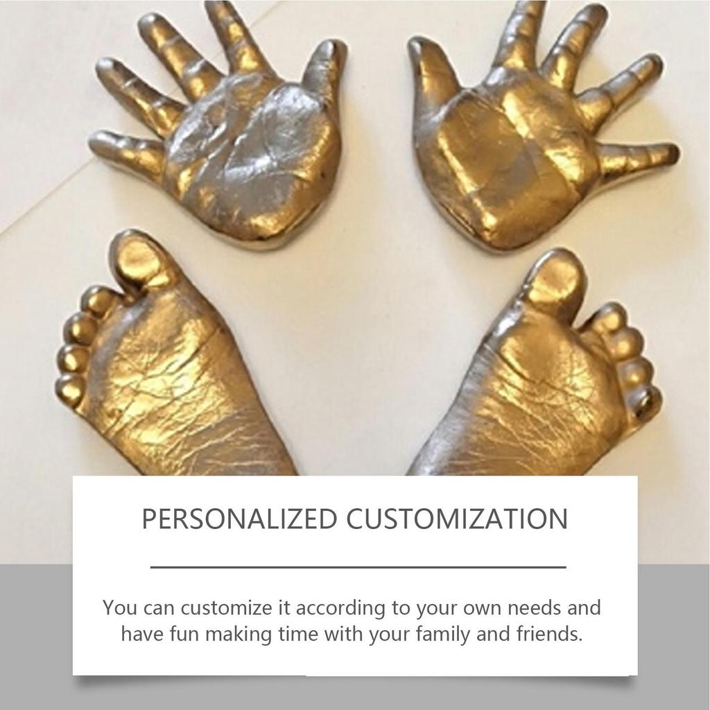 3D Clay Hands Mold Kit Creative Family Couples Hands Casting Kit Souvenir Baby Kids Hand Printing Mold Plaster Casting Tools