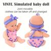 Non-Toxic Doll Toys For Kids Birthday Gifts Children'S Dress Up Simulation Cute Silicone Baby Doll Accessories House Dolls For Children Toys