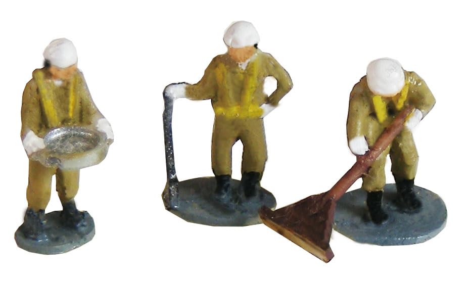 Tsugawayoukou N Gauge Road Construction Worker B Asphalt Worker Diorama Supplies (3 figures) NA-121
