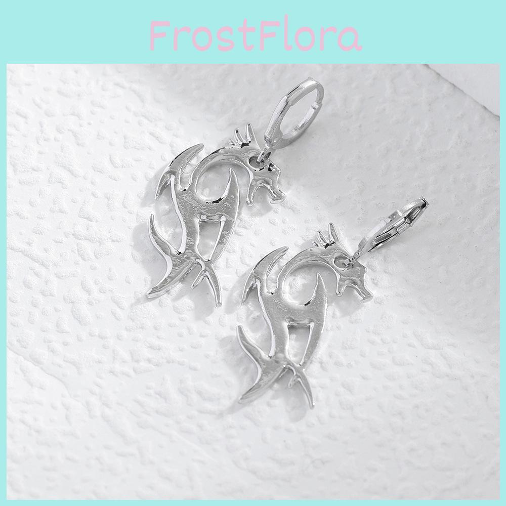 Fashionable Women's Dragon Earrings Alloy Material Perfect For Gifting