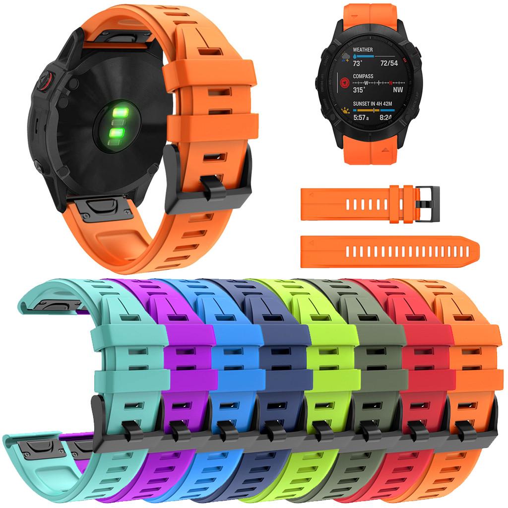 

Силиконовый быстросъемный ремешок для часов для Fenix ​​6X/Fenix ​​6XPro