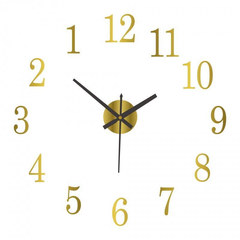 

Креативные светящиеся цифровые часы без сверления отверстий, настенные часы для гостиной и спальни, домашние декоративные настенные часы, акриловые настенные часы luminous