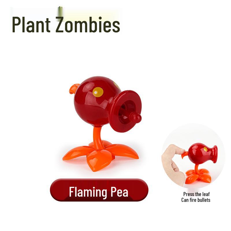 Plants vs. Zombies Toy Set: Machine Bug, Football Gun, Pea Pod, Carnivorous Plant Models