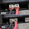 Universal Car Audio Modified Wire Power Supply O-Type Terminal Block Aluminum Alloy Connector Auto Audio Amp Input Reducer
