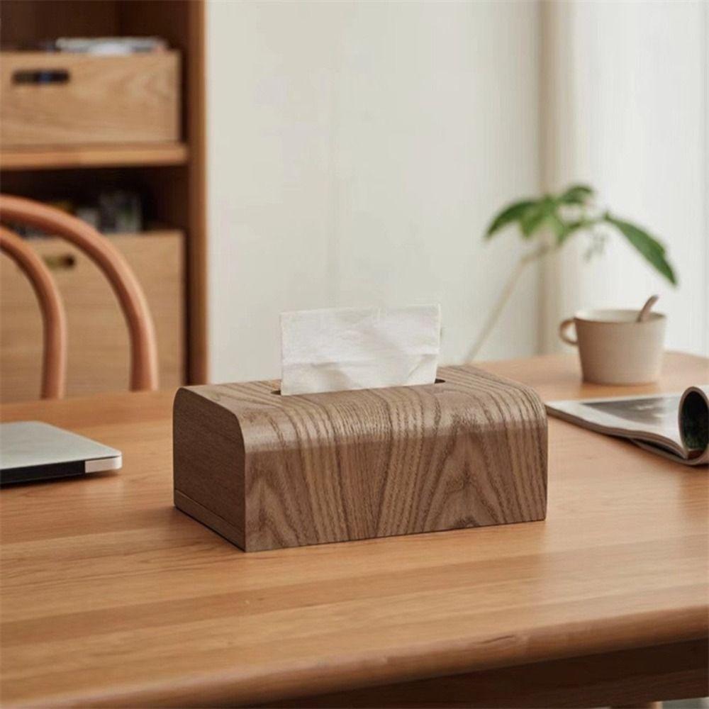 Drawer Design Solid Wood Tissue Box Nordic Style Tissue Holder Tissue Case  Living Room