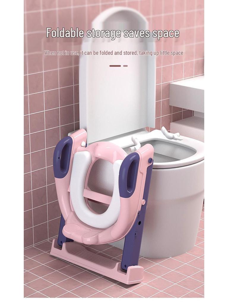 Trapezoidal Potty Seat & Step Stool for Kids