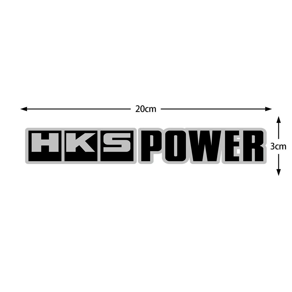 For HKS Sticker JDM Racing Decals Motorcycle Scooter Auto Window Bumper Car Decoration ADVAN Modified Accessories