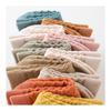 [HAYAHARU] Baby Socks, Set of 3, Baby Socks, Plain, 100% Cotton, Newborn Gift, Present, Baby Shower, Breathable, Soft, Non-slip, Spring, Summer,