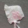 Pilger viktorianische Haube Lolita Mädchen Vintage Rüschen Dienstmädchen Cosplay Kostüm Zubehör Spitze Schleife Hut für Frauen Geschenk Kürbis Mütze