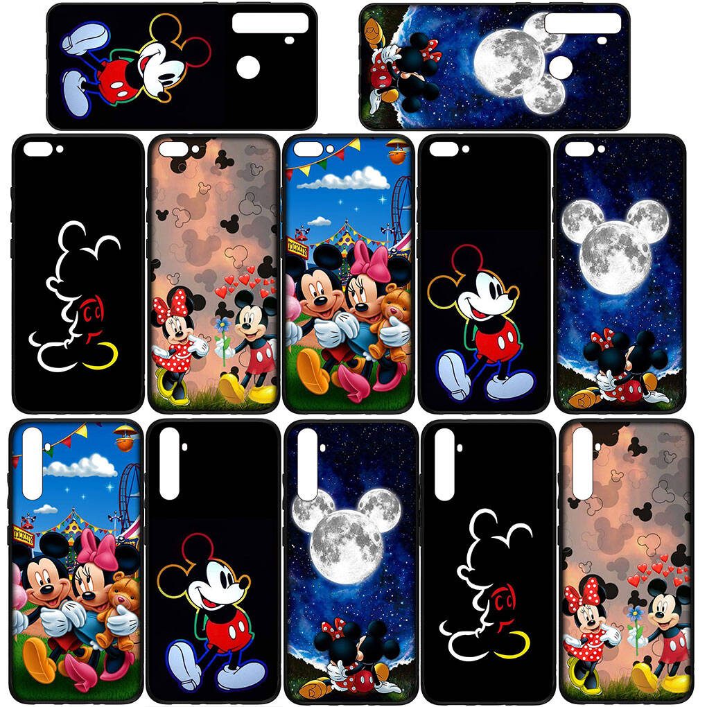 Hülle für iPhone 17 16 15 Xiaomi Poco Redmi Note 14 13 12 Pro Max Samsung Galaxy S25 S24 S23 OPPO Huawei Minnie Cartoon Mickey Niedliche Maus Handyhülle