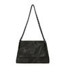 Textured chain tote bag women's new fashionable large-capacity class shoulder bag fashionable commuter bag