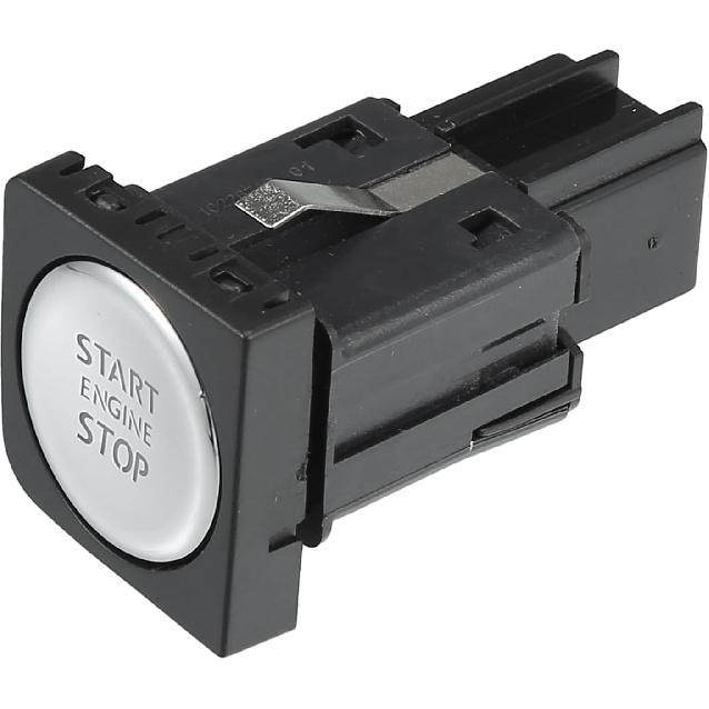 Push Button Starter Switch No.16D959839 Engine Start Stop Switch Button for Volkswagen Jetta 2011-2018 Silver Tone Black