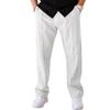 2025 Men's Oversized Loose Straight-Leg Sports Striped Casual Pants for Autumn/Winter