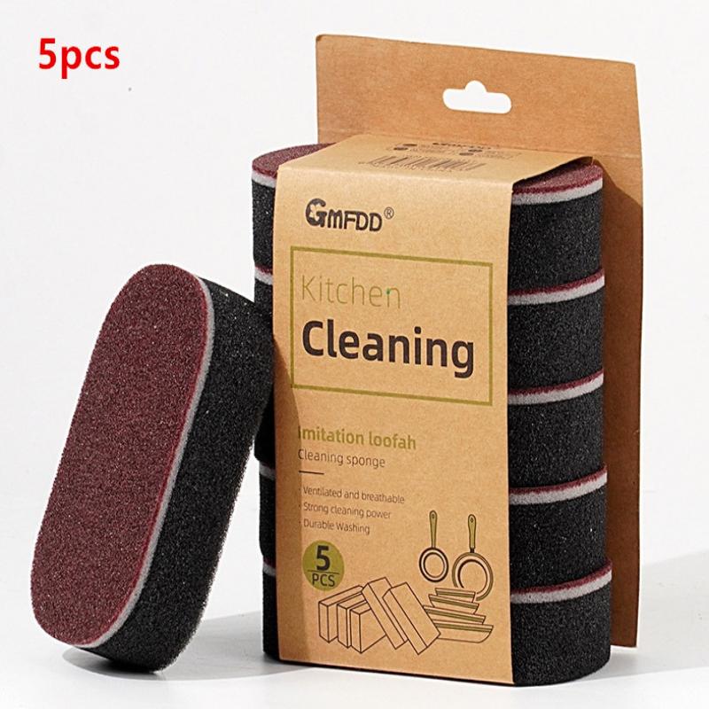Magic Sponge Power Thicken Double -Sided Dishes Cleaning Brushes Kitchen Wipe Rust Brushing Pot Bottom Black Stain Artifact