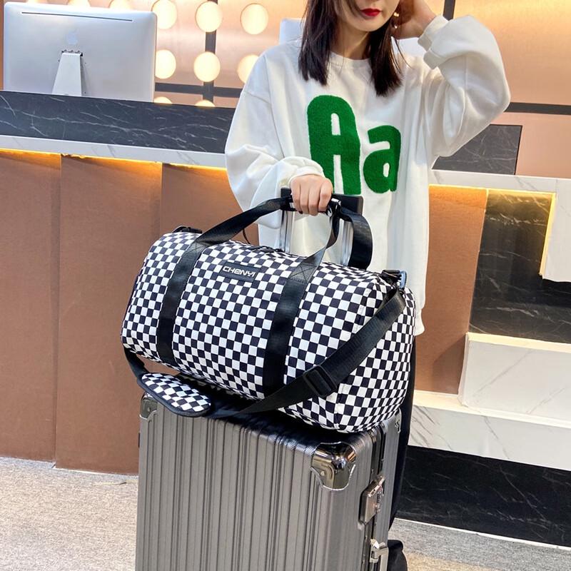 SYA-S UD Checkerboard Fitness & Travel Bag