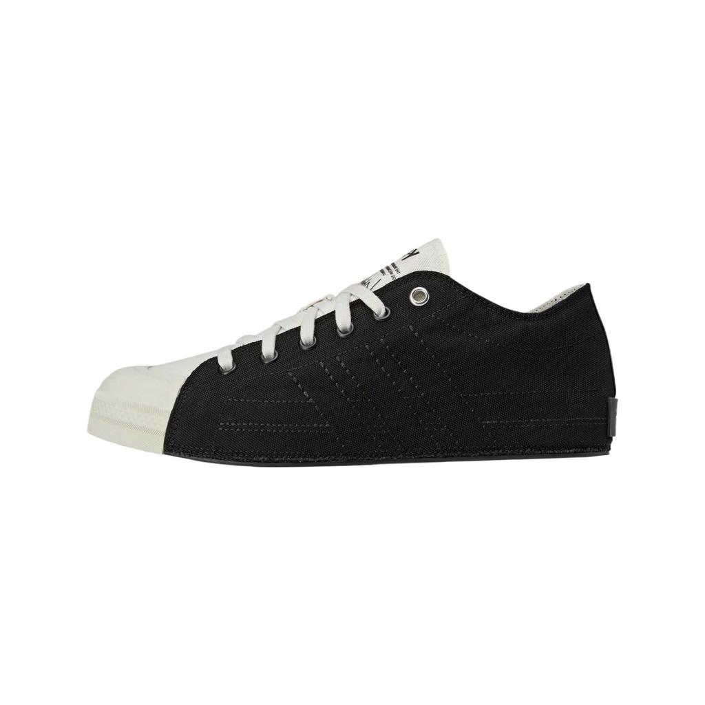 Adidas Y-3 Nizza Low Black White Unisex Sneakers Orbit-Grey JQ8822
