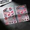 For Honda Waterproof Reflective Motorbike Stickers Easy Peel Removable Decals for Motorcycle Car