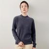Twelve-Needle Women's Soft Cashmere Round-Neck Sweater: Warm Versatile Winter Knitwear