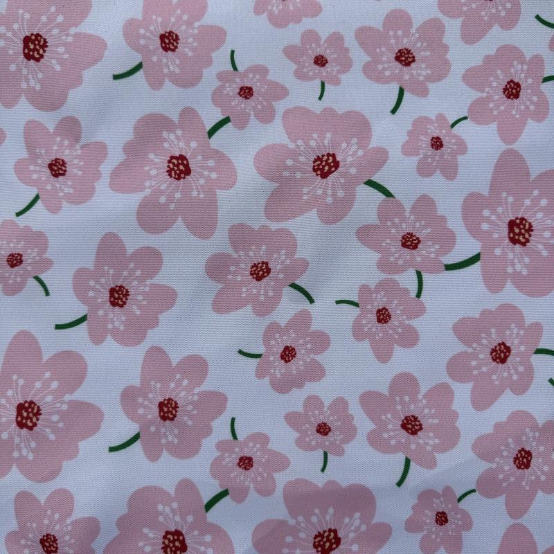 Peach Skin Hawaiian Print Polyester Pet Clothing & Beach Pants Fabric