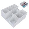 Eyelash Grafting Tool Storage Box Nail Art Tattoo Tool Storage Case Organizer for Salon (White)