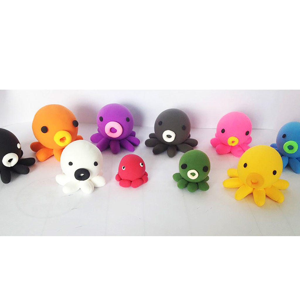 24 Colors Ultra-light Putty Soft Ploymer DIY Modeling Clay Colorful Play with 3 Tools Children