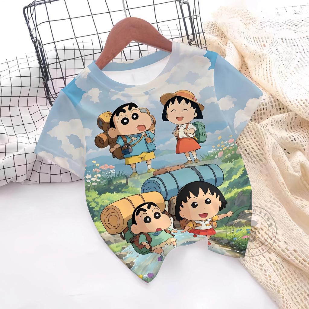 Summer T-Shirt 3D Print Boys Girls T-Shirts Casual Round Neck Short Sleeves Tops Kids Children's Clothing