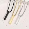 Simple Necklace, Cold Style, Versatile Hip-hop Geometric Pendant Long Necklace