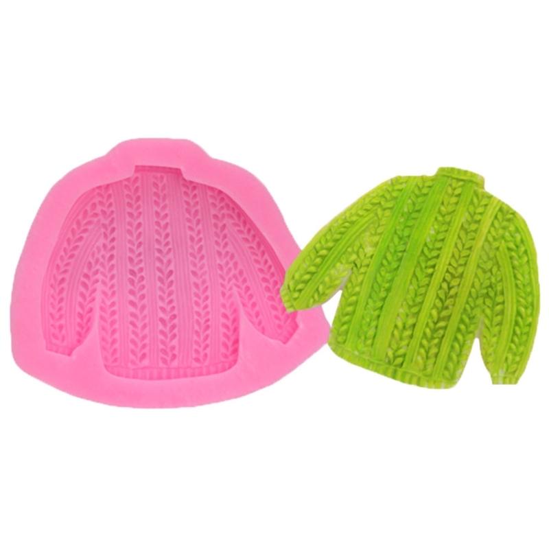 Svetr Oblečení Cukrová Forma na Dort Fondánový Dort Potravinářská Silikonová Forma Pečicí Nástroj Cukrová Forma Čokoládová Fondánová Forma