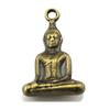 Buddha Statues Charms Multi Color Alloy Pendants For Spiritual Zen Jewelry Making