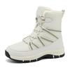 Large Size Women's Snow Boots Comfortable Warm Waterproof Non-Slip Cotton Shoes for Cold Weather