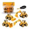 Sady stavebních vozidel pro batolata Simulace Obsahují 4 vozidla Puzzle Dětské odnímatelné autíčko