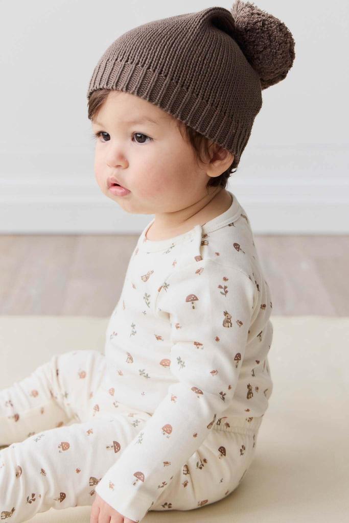 OC Long Sleeve Bodysuit Foraging Friends JBCO245228 Baby IVR 50 [Jamie Kay]