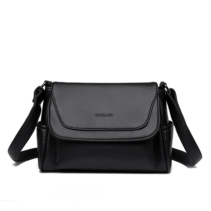 

Высококачественное атмосферное ощущение мягкой и прочной моды изысканная легкая сумка кроссбоди для поездок на работу, улицы, пляжа, плечевая маленькая квадратная сумка чёрный