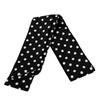 4.5x135cm White Black Beige Korean Long Skinny Hair Scarf for Women Polka Dot Fashion Headband Neckerchief Hair Accessories