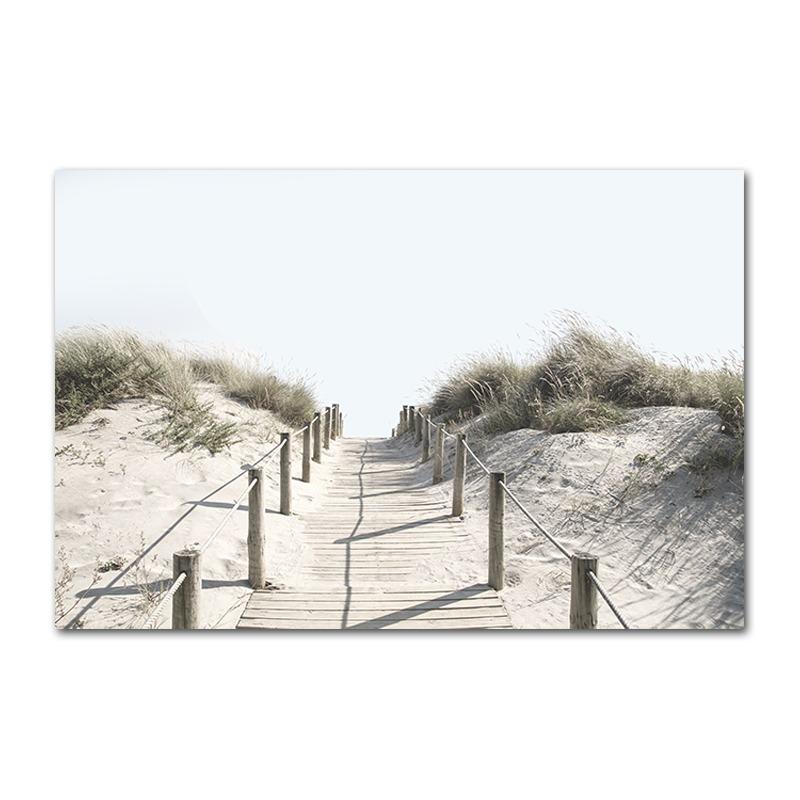 

Summer Ocean Sea Wave Poster Beach Surfboard Bus Tree Canvas Painting Travel Vacation Nordic Wall Art Picture Home Decor 21cm×30cm NoFrame