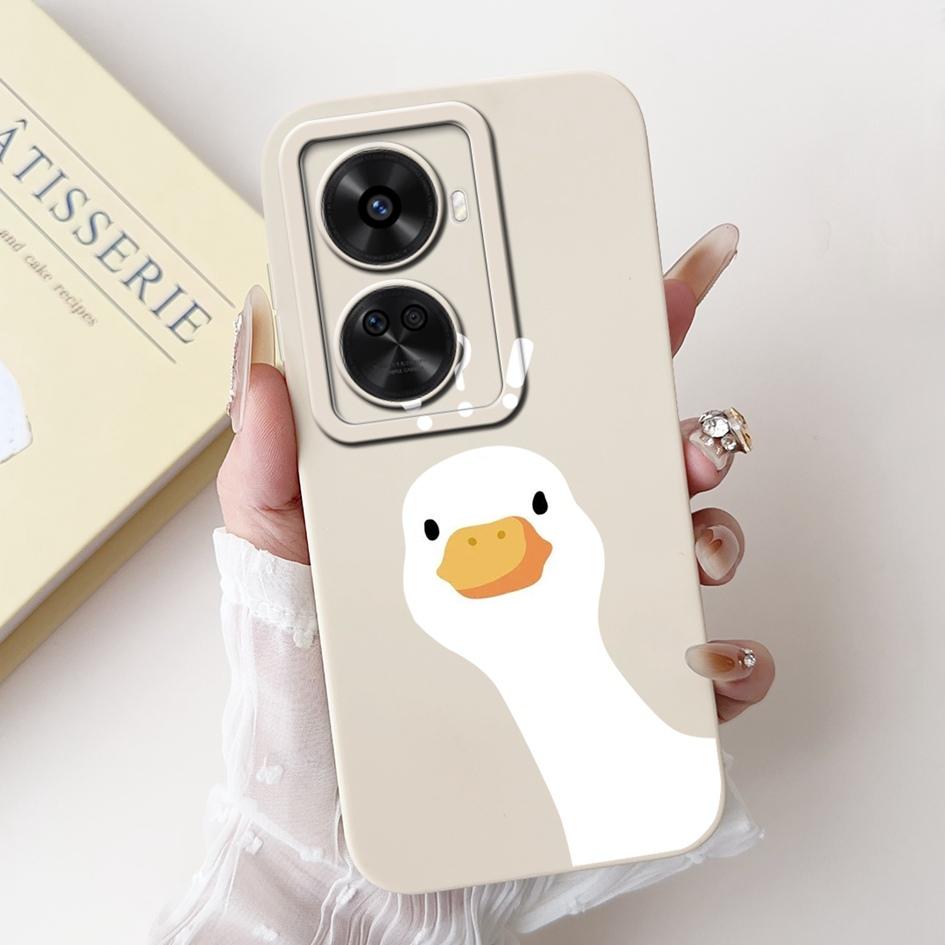 Für Huawei nova 12 SE 2024 Hülle BNE-LX1 Stoßfeste Abdeckung Niedlicher Astronauten-Cartoon Mattes Funda auf Huawei Nova12 SE Quadratischer Schutz