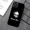Memento Mori Phone Case For Apple iPhone 15,14,13,12,11,XS,XR,X,8,7,Pro,Max,Plus,mini Silicone Black Cover