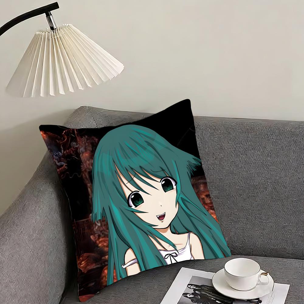 SSaya No UtaA The Song Of Saya Cushion Cover Pillowcase Ultra Soft Skin Friendly Fabric Cloud Like Comfort  Concealed Zipper
