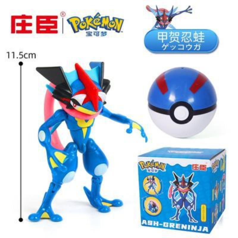 SC Johnson Pikachu Koga Ninja Frog Pokémon Shapeshifting Doll Elf Ball Geng Gui Children's Toy Fire-breathing Dragon