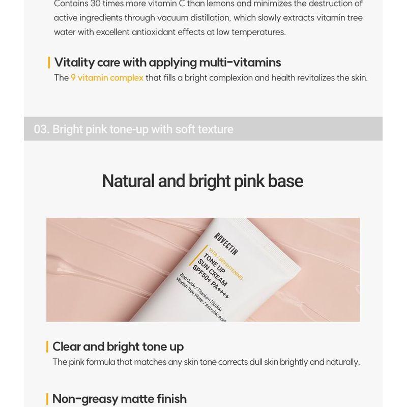 ROVECTIN Vita Tone Up Sonnencreme