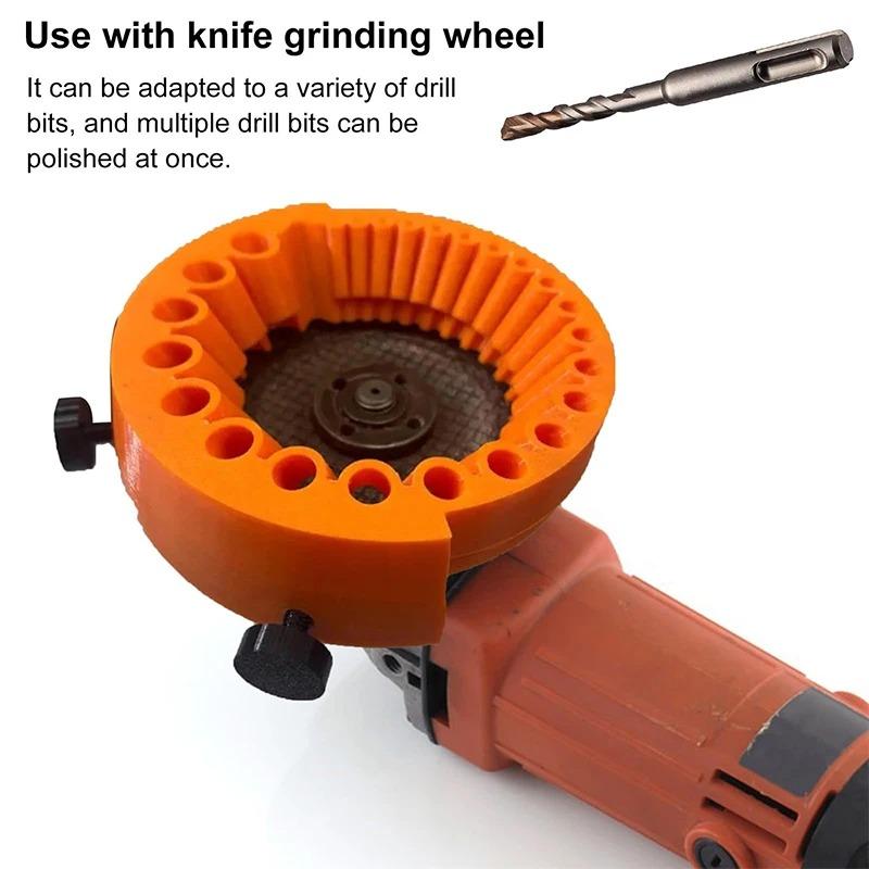 Drill Bit Sharpener,Drill Bit Sharpener For All Bits,Portable Drill Bit Sharpener,Multipurpose Drill Bit Grinding Sharpener for Grinding and Polishing