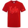 Korn Metal Rock Band Unisexs Regular Shortsleeved Shirts Are Suitable For Summer Roundneck Shirts T Shirt