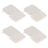 4Pcs Microfiber Mop Pads Replacement Steaming Mop Pads for Shark S3901 S3500 S3501