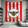 Custom Brentford Wall Hanging Printed Fabric Blanket Decorative Tapestries for Bedroom Living Room Home Decor