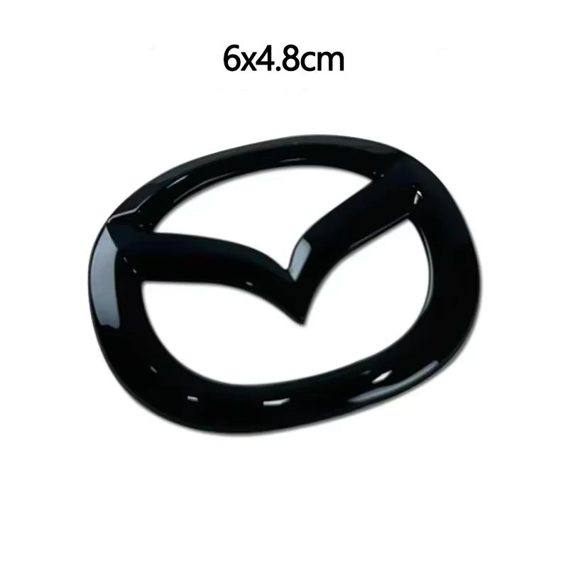 

Plastic Car Front Trunk Emblem for Mazda 6 Mazda6 Steering Wheel Badge 3D Body Replaced Sticker Rear Tail Refitting Decoration