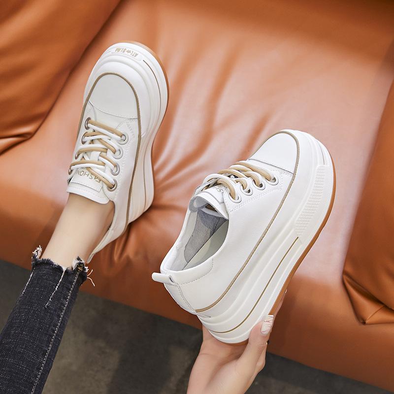 Inner height increase New spring and autumn thick-soled ins sports and leisure shoes A1